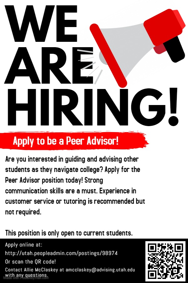 aac peer advisor position